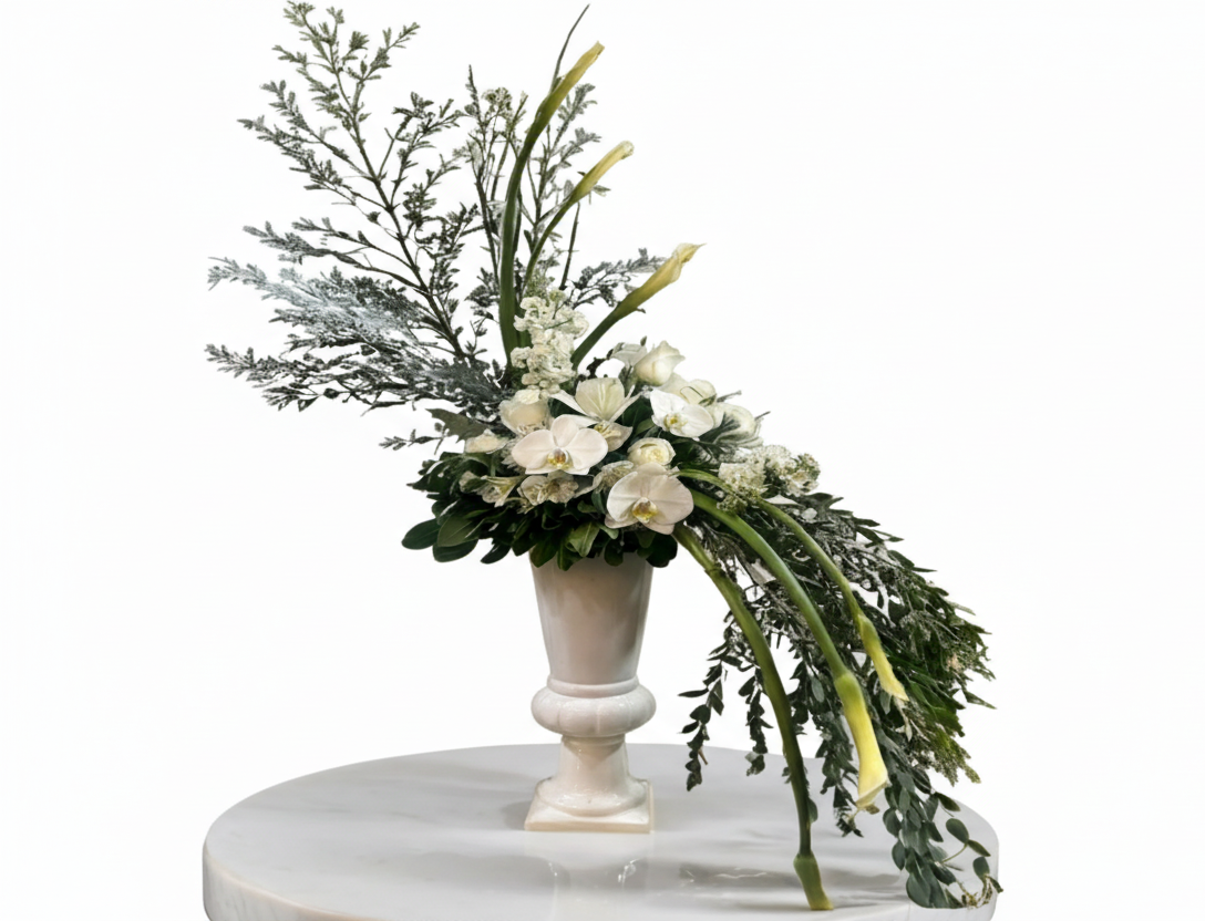 Cascada de Orquídeas y Alcatraz