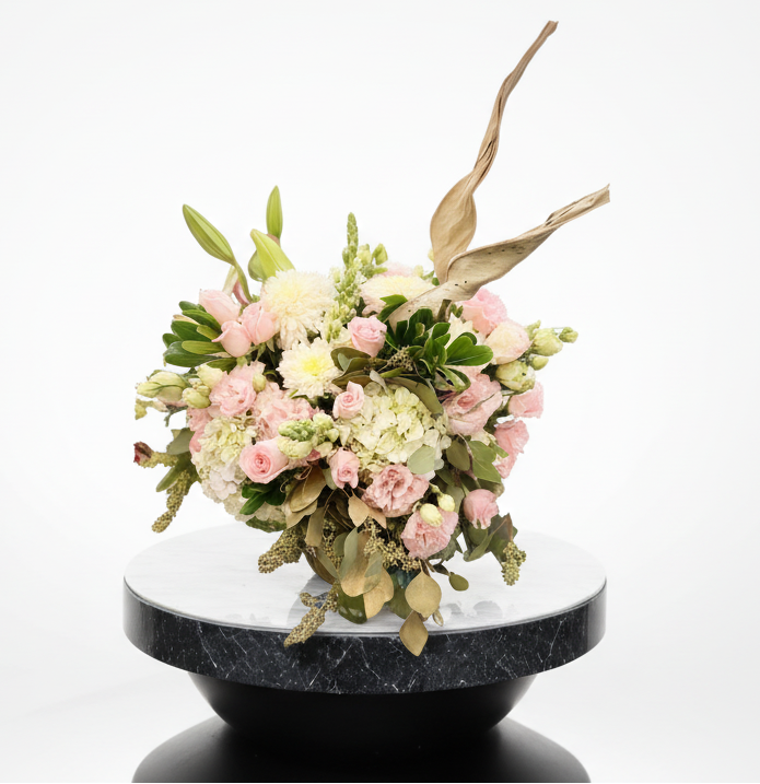 ROSA lisianthus HORTENSIA flores boutique arrreglos florales